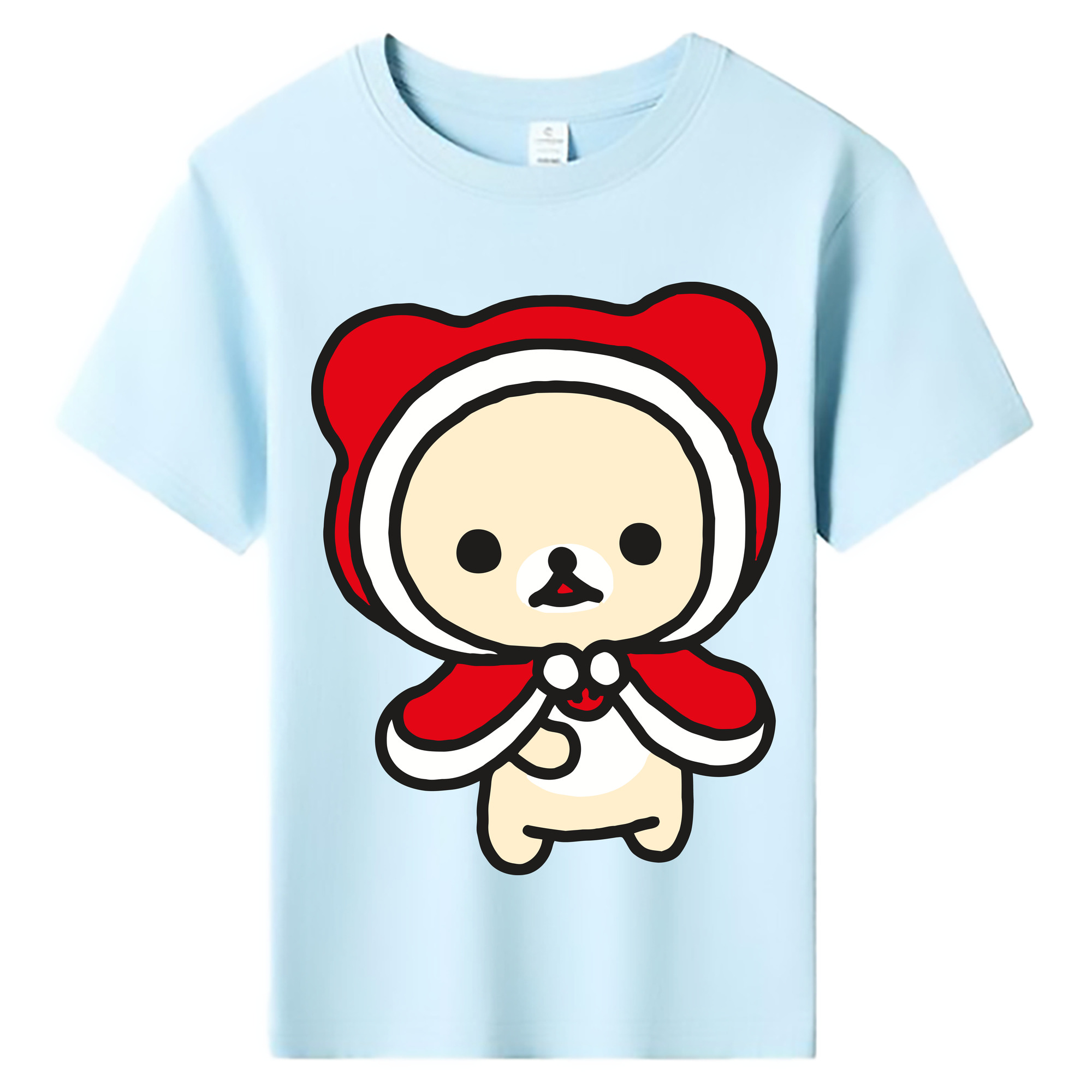 （画像用） リラックマ リラックマ キイロイトリ Rilakkuma Korilakkuma Kiiroitori 綿100％キッズTシャツ（フロントプリント）